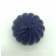 bouton spiral en porcelaine bleu