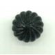 bouton spiral en porcelaine noir